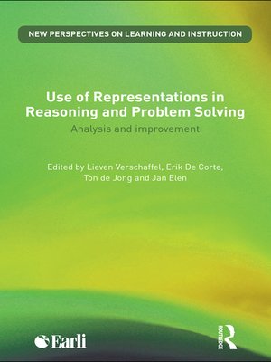 cover image of Use of Representations in Reasoning and Problem Solving